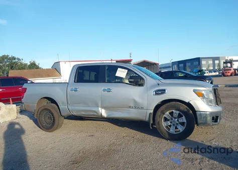 2017 Nissan Titan Sv z USA, uszkodzony, nr VIN 1N6AA1EK4HN518139